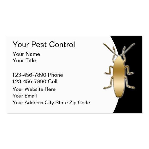 Pest Control Business Cards Zazzle
