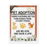 Pet adoption - Ask Me How! Postcards