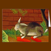 Pet Bunny Rabbit Easter Card ~ cards