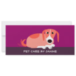 Pet Care Business Card invitations