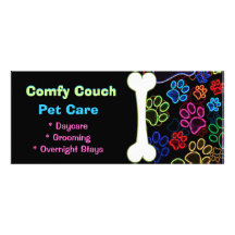 Pet Care Paw Prints Store Flyer Custom Announcement