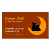 Pet Care / Sitter business card