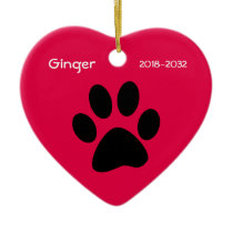 Pet Cat Memorial Christmas Ornament ornaments