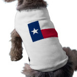 Pet Clothing with Flag of Texas, USA