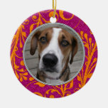 Pet Dog Memorial Photo Christmas Ornament