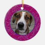 Pet Dog Memorial Photo Christmas Ornament