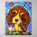 Pet Dog Painting Art - Multi posters
