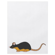 Pet Mouse. Black Tan. Flyer