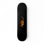 Pet Mouse. Chocolate Brown, Tan. Custom skateboards
