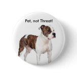 Pet, not Threat! button