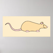 Pet Rat. Fawn. Posters