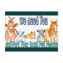 Pet Rescue Postcards