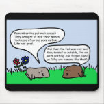 Pet Rock Cartoon Mousepad