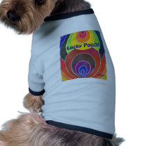 Pet Shirt Lucky Pooch Rainbow