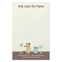 Pet Sitter's Business Personalised Flyer