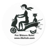 Pet Sitters Rule! stickers