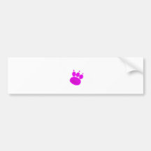 Pet Sitting Services Paw Print Bumper Sticker