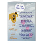 Pet Sympathy/Dog-Mum & Dad Cards