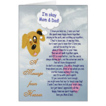 Pet Sympathy/Dog-Mum & Dad Cards