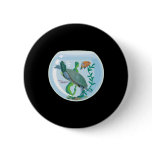 pet turtle in fish bowl pin