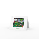 PETA & The Crabgrass Cartoon Funny Notecard
