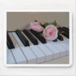 Petal Pink Keys Mouse Mats