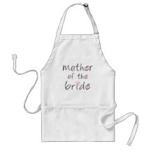 Petal Pink Mother of the Bride Gift Aprons