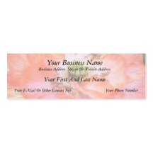 Petal Power - Ruffled Poppy Business Card Template