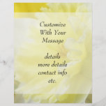 Petals - Daffodil Detail Custom Flyer