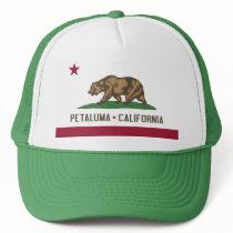 Petaluma: Flag Of  California Cap Hats