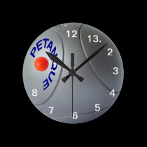 PETANQUE CLOCK HORLOGE MURALE wall clocks