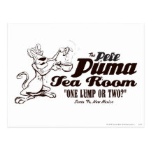 Pete Puma Tea Room 2 Postcard