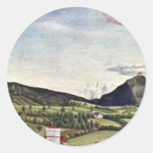 Peter Altar Fragment Of The Altar Of St. Peter Cat Round Sticker
