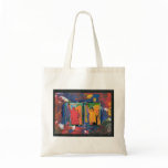 Peter Max style original acrylic painting Bag
