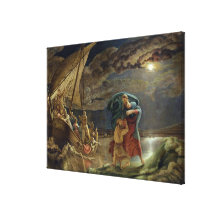 Peter Walks on Water, 1806 Stretched Canvas Print