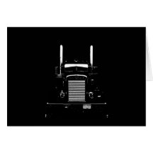 Peterbilt Needle Nose edit #2 Note Card