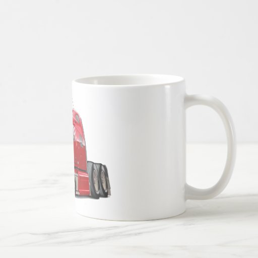 Peterbilt Red Truck Coffee Mug