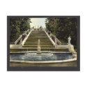 Peterhof golden stair, St. Petersburg, Russia clas postcards