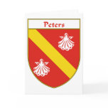 Peters Coat of Arms/Family Crest cards