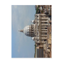 Petersdom in Rom, gesehen vom Dach der Engelsburg
