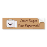 Petey TP Toilet Paper Bumper sticker bumper stickers