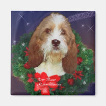 Petit Basset Griffon Vendeen Christmas Gifts Refrigerator Magnet