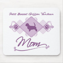 Petit Basset Griffon Vendeen Mum Mouse Pads