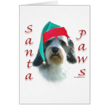 Petit Basset Griffon Venden Santa Paws Card