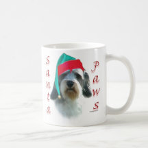 Petit Basset Griffon Venden Santa Paws Mugs