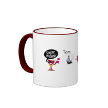 Petit déjeuner en amoureux tasses à café