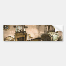Petit Trianon, chamber of Marie Antoinette, Versai Bumper Sticker