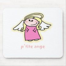 Petite Ange (little angel in French) Mouse Mat