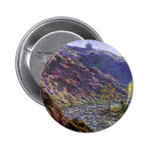 Petite Creuse, Sunlight by Monet, Vintage Fine Art Pins