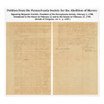 Petition from Pennsylvania Society for Abolition Photograph